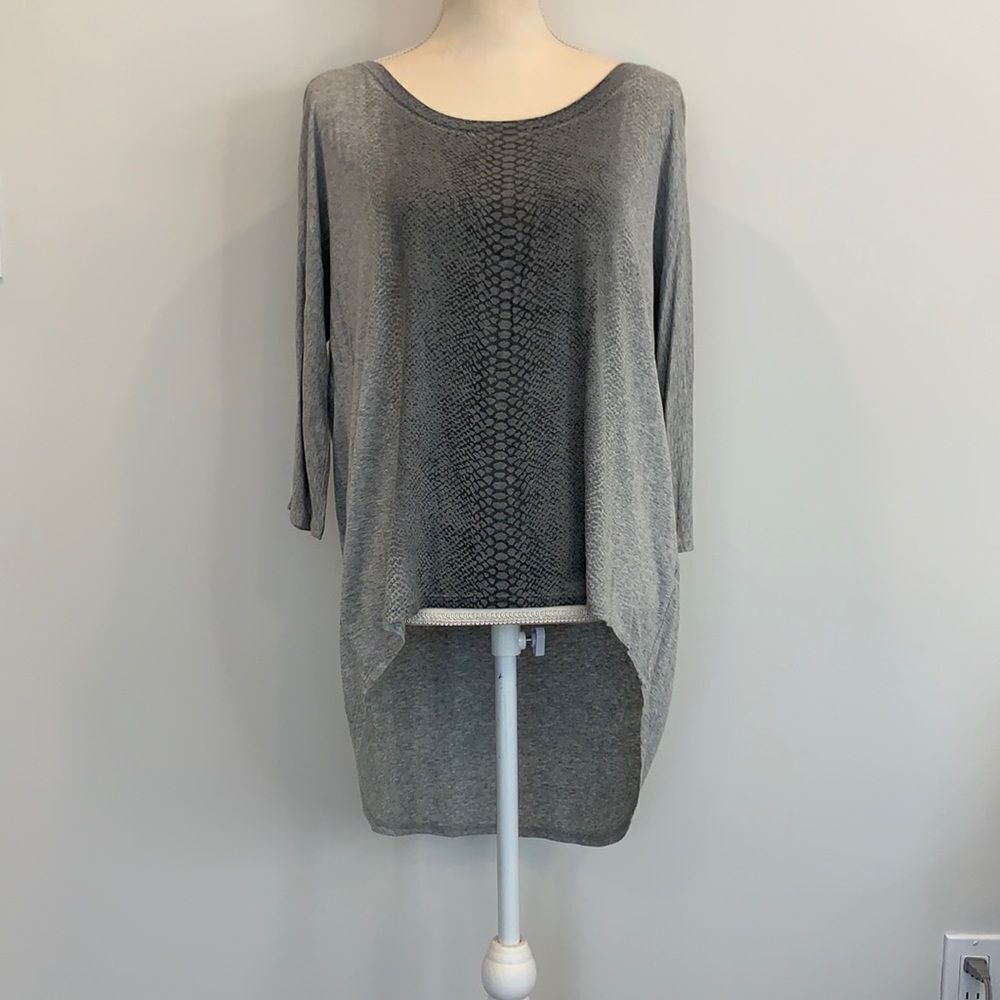 Michael‎ Stars Hi-Low 3/4 Sleeve Top